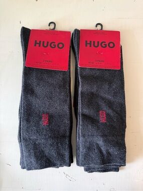Hugo Boss socks • 4 pairs total • NWT • Men’s 10-13